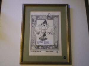 Original drawing by Fremantle artist and icon Horatio T Birdbath
