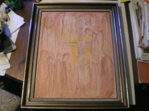 Robert Wardell. Original Pastel on oil canvass. Visionary work