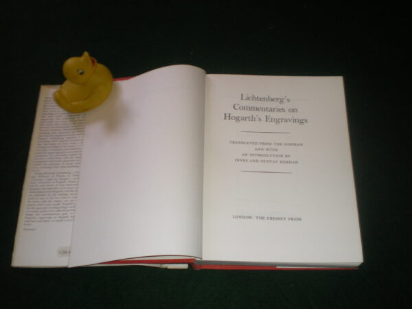 Lichtenberg's Commentaries On Hogarth's Engraving's by Innes and Gustav Herdan (translators) - Image 6
