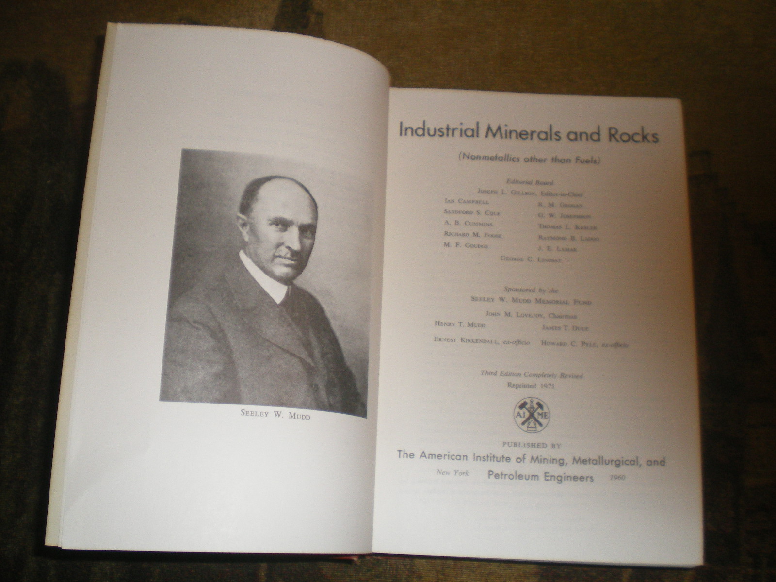 Industrial Minerals And Rocks by Joseph L. Gillson (ed) - Image 3