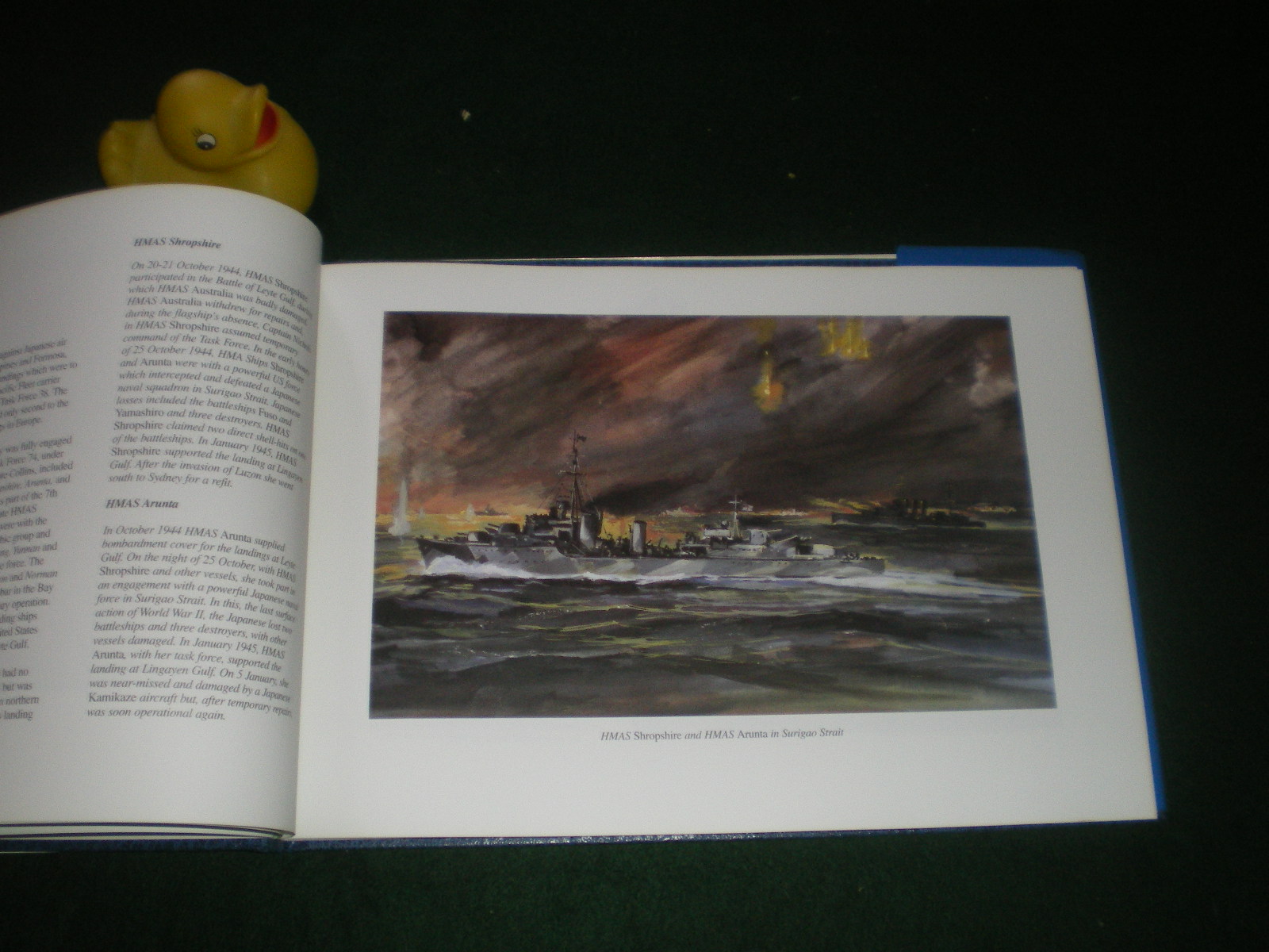 The Battle Of Leyte Gulf: 50th Anniversary Commemoration 1944-1994 (1st edition) Words by Michael Tracey, Illustrations by Jeff Isaacs, Research by Irene Coombes. Australian Defence Force Publication, 1994. - Image 2