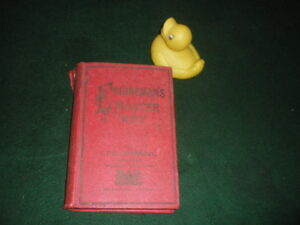 Engineman's Master Key by L. F. R. Schnabel. E. W. Cole, 1905.