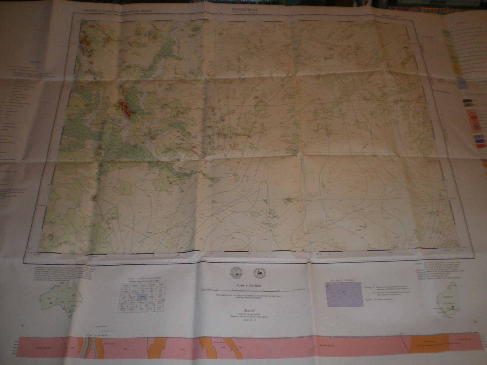 Geological Survey Of Western Australia - 9 editions; various regions. Maps included. Price is per book - Image 6