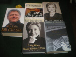 The Clinton Presidency Hardback Biographies... Price is per book