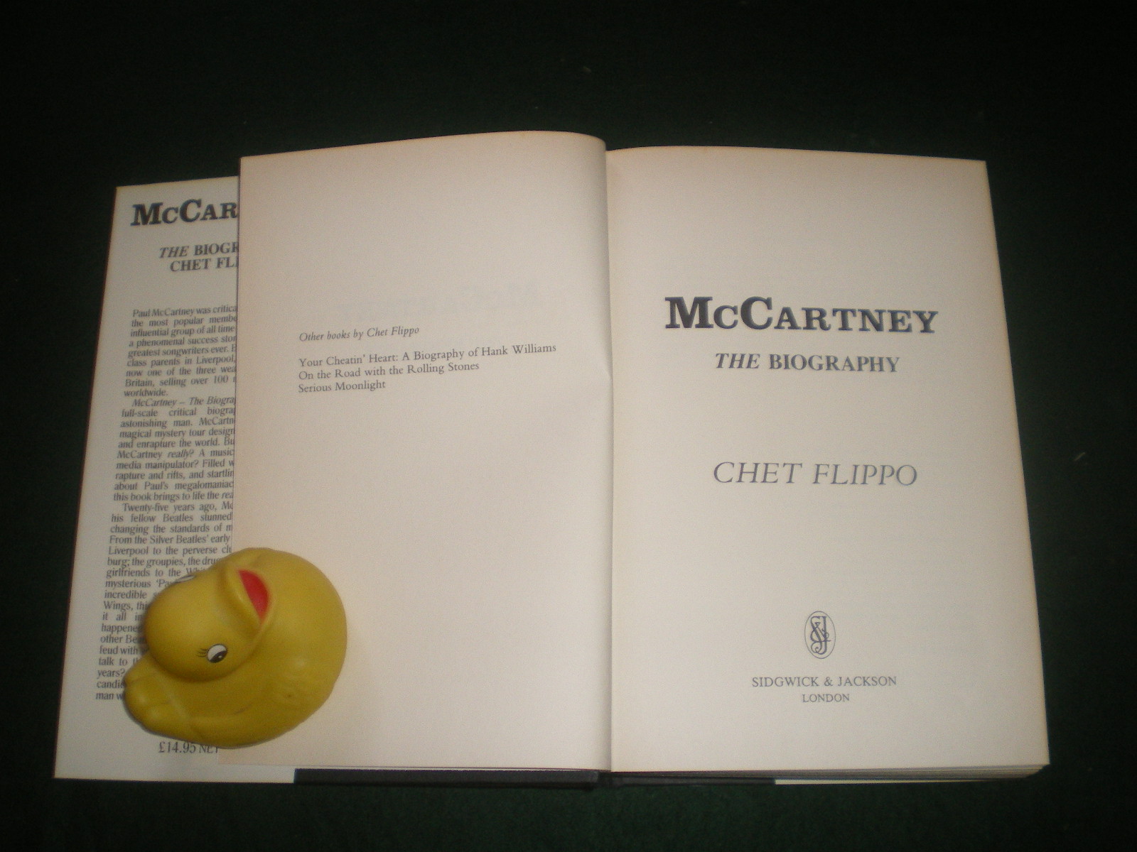 McCartney: The Biography (1st edition) by Chet Flippo. Sidgwick and Jackson. 1988. - Image 3