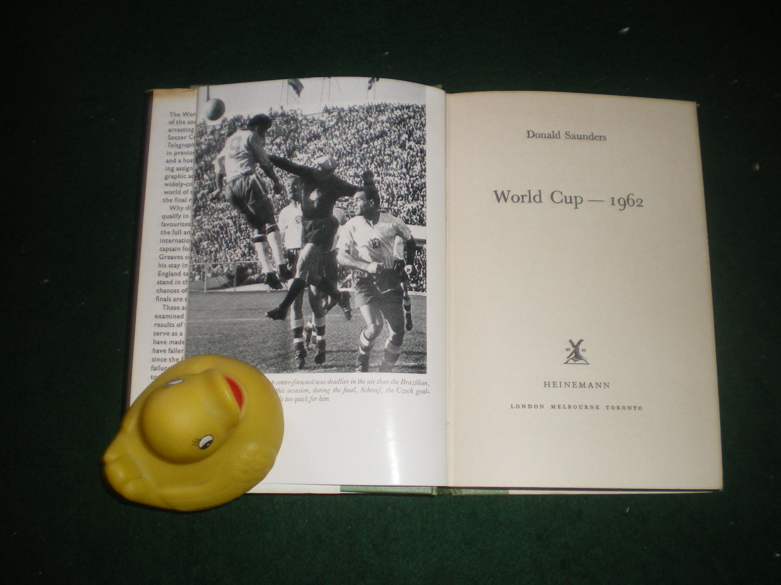 World Cup 1962 (1st edition) by Donald Saunders. Heinemann, 1962 - Image 3