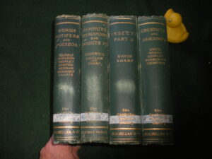 The Cambridge Natural History - 4 Volumes. Macmillan. $90 per item
