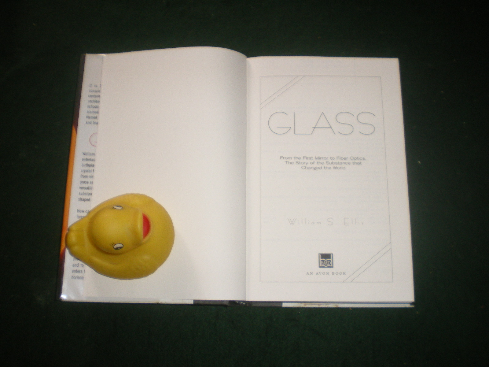 Glass (1st edition) by William S. Ellis. Avon Books, 1998. - Image 3