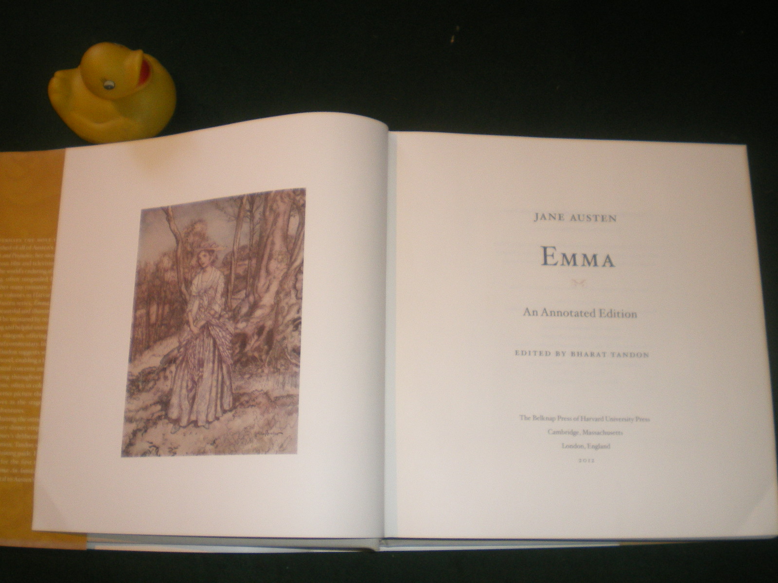 Jane Austen's Emma: An Annotated Edition (1st edition) by Bharat Tandon (ed) Belknap Press, 2012 - Image 5