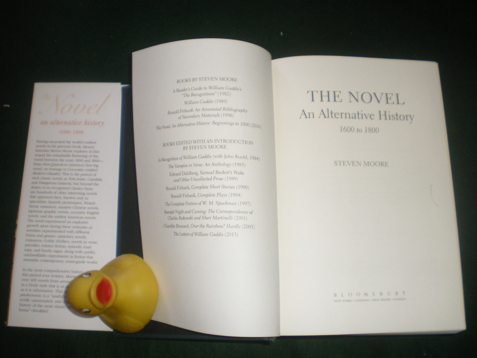 The Novel: An Alternative History 1600-1800 (1st edition) by Steven Moore. Bloomsbury, 2013 - Image 3