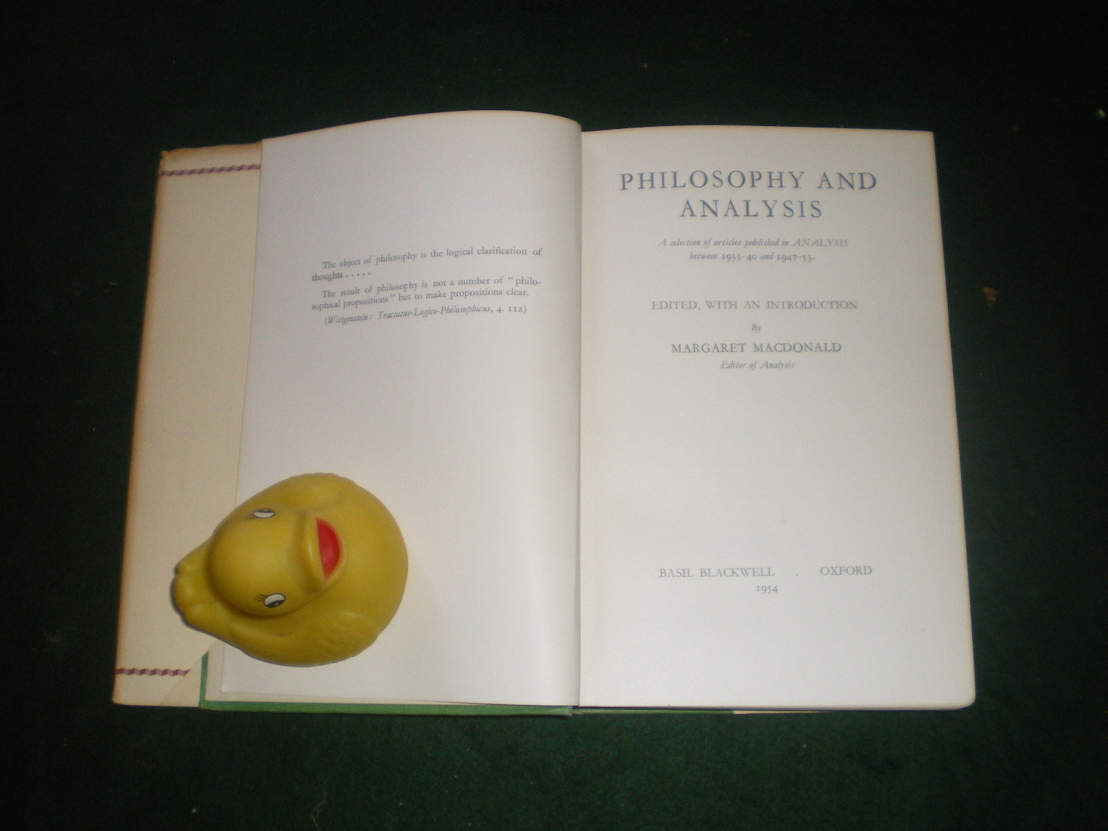 Philosophy And Analysis by Margaret MacDonald (ed) - Image 3