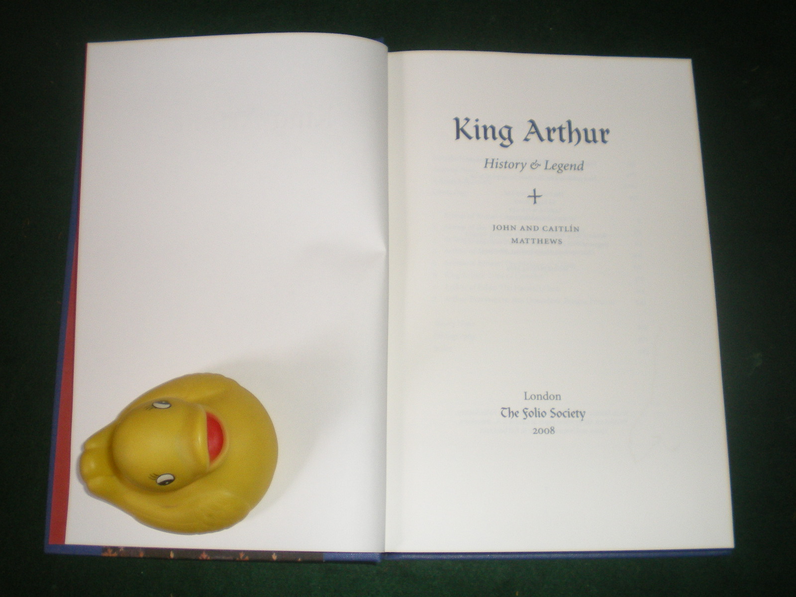 King Arthur: History And Legend (1st edition) by John and Caitlin Matthews. The Folio Society, 2008 - Image 3