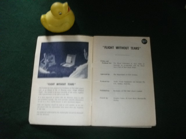 The Royal Federation of Aero Clubs of Australia & The Department of Civil Aviation / Rothmans Flight Without Tears - Image 4