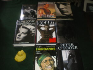 Classic Hollywood Actors' Hardback Biographies Price is per book