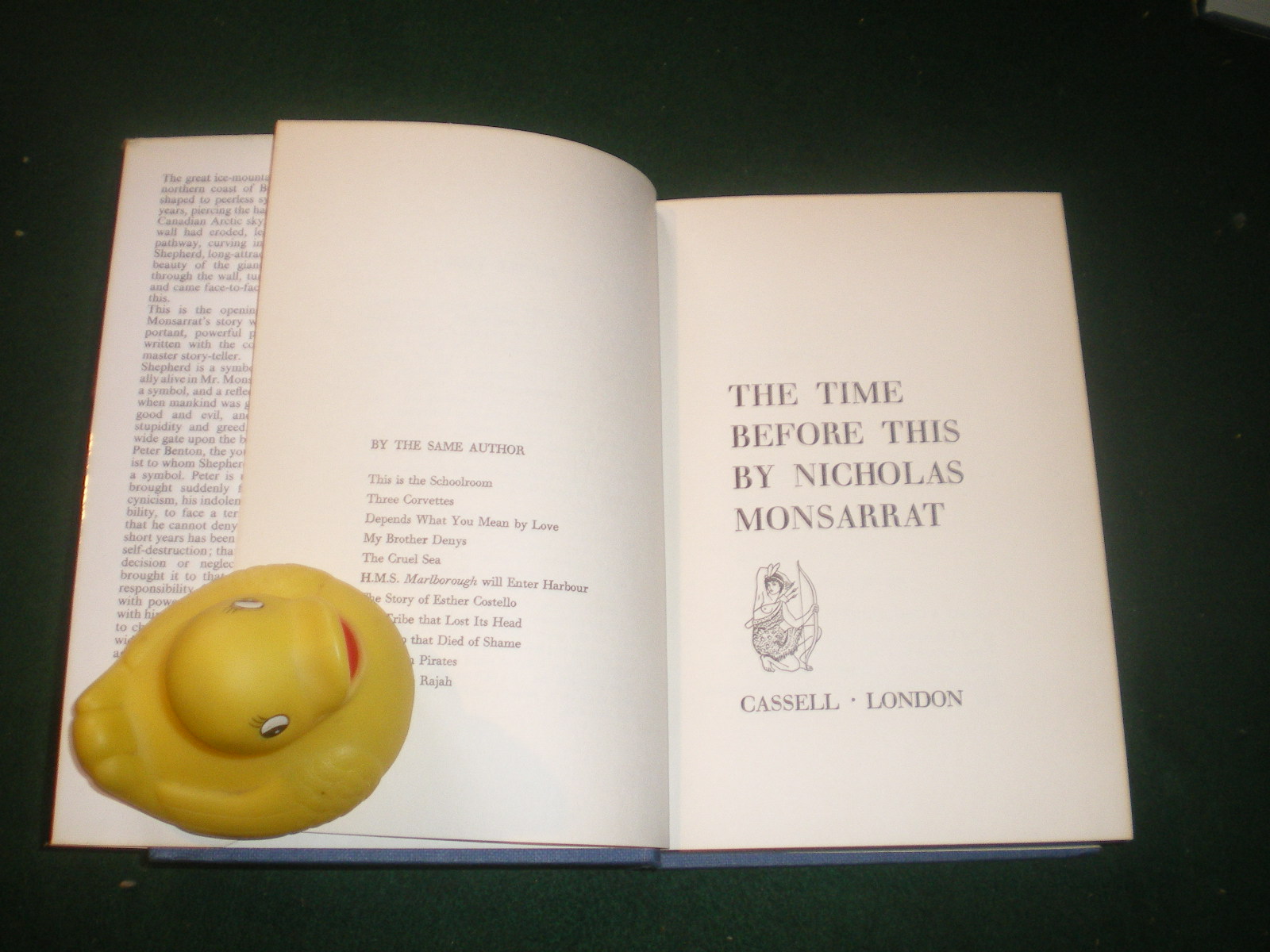 Nicholas Monsarrat Hardback 1st editions. Set of six. Cassel and Co. $150 for the set. - Image 3