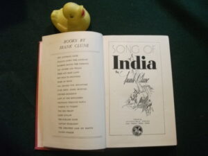 Song Of India (1st edition) by Frank Clune. Invincible Press, 1946