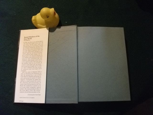 Sound Shadows Of The New World (1st edition) by Ved Mehta. Collins, 1986 - Image 3