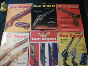 Gun Digest: World's Greatest Gun Book - Vintage Anniversary Deluxe Edition  by John T. Amber (ed). Follett Publishing Company. $75 per item; $300 for set of six.