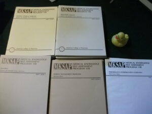 Medical Knowledge Self-Assessment Program (MKSAP) VIII - American College Of Physicians, 1988 awesome extensive reference