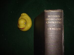 Modern Inorganic Chemistry by J. W. Mellor. Longmans, Green & Co, 1925