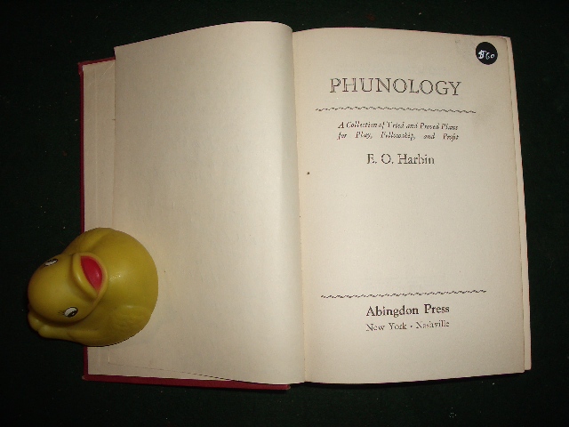 Phunology: The Book Of Good Times by E. O. Harbin. Abingdon Press - Image 3