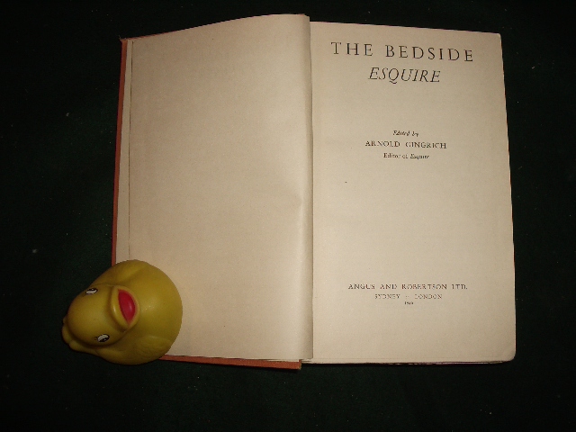 The Bedside Esquire (1st edition) by Arnold Gingrich (ed). Angus and Robertson, 1940 - Image 3