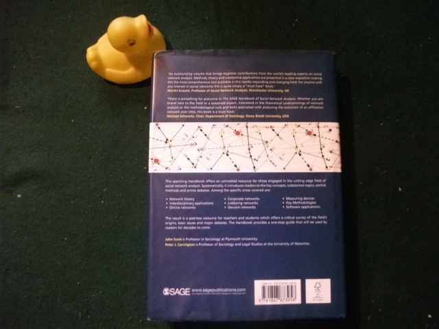 The SAGE Handbook Of Social Network Analysis (1st edition) by John and Peter J. Carrington (eds). Sage Publications, 2011 - Image 3