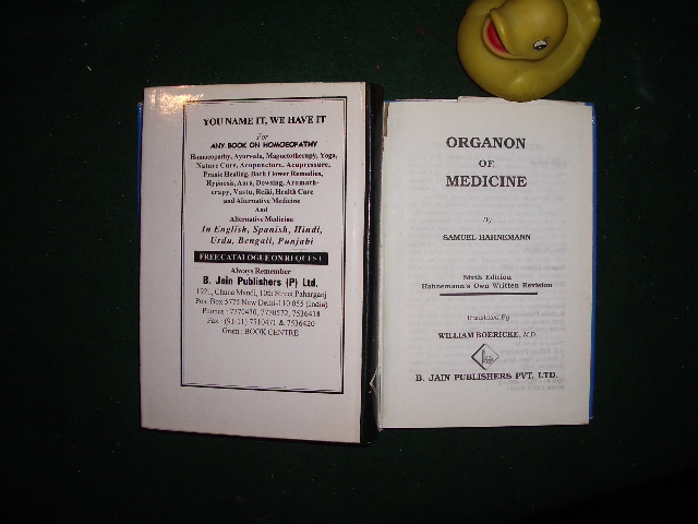Organon Of Medicine by Samuel Hahnemann. B. Jain Publishers, 1997 and 1999 - Image 4