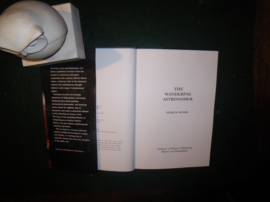 The Wandering Astronomer (1st edition) by Patrick Moore. IOP Publishing 1999 - Image 3