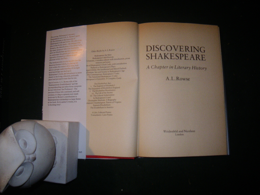 Shakespeare Hardbacks by A. L. Rowse $28 each - Image 3