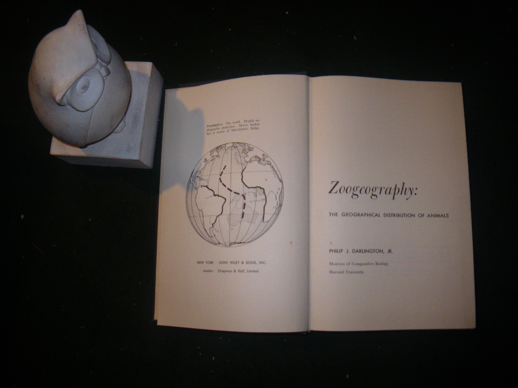 Zoogeography: The Geographical Distribution Of Animals (1st edition) by Philip Darlington Jr. John Wiley and Sons, 1957 - Image 3