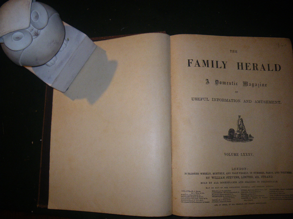 The Family Herald: A Domestic Magazine Of Useful Information And Amusement Vol 85, Nos 2976-2998 (1st edition) William Stevens Ltd, 1900 - Image 3