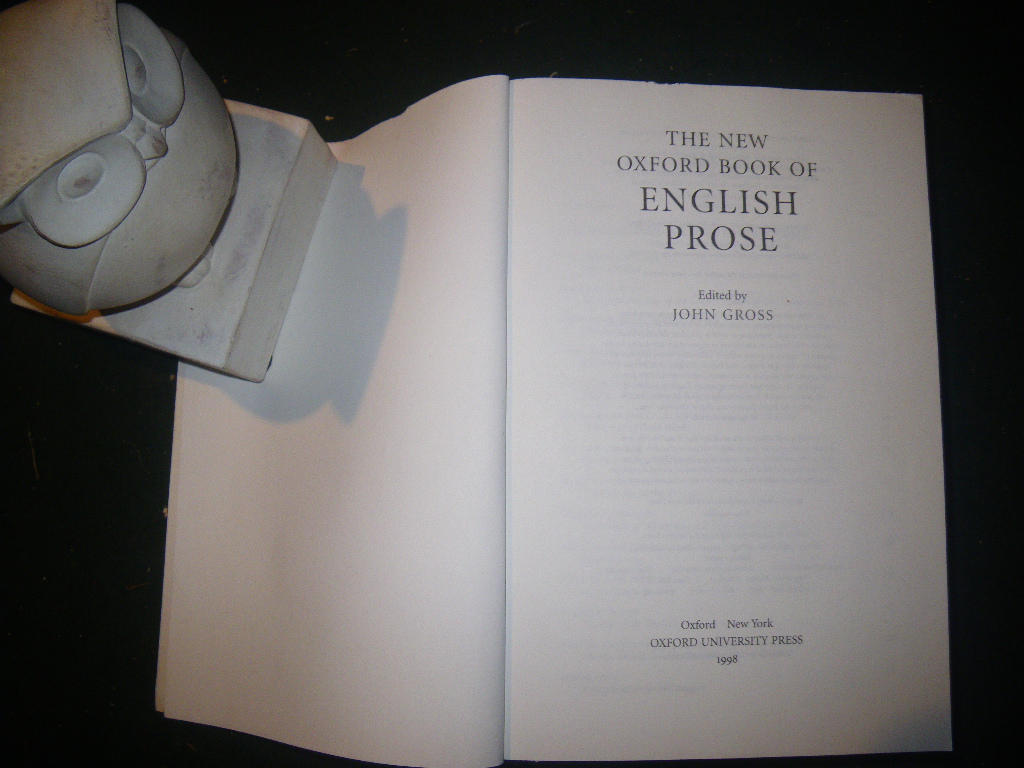 The New Oxford Book Of English Prose by John Gross (ed). Oxford University Press, 1998 - Image 3
