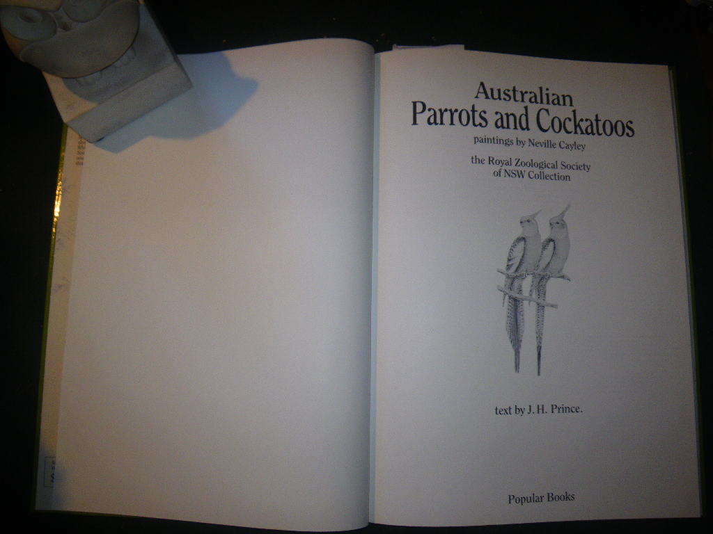 Australian Parrots And Cockatoos - Paintings by Neville Cayley. Text by J. H. Prince. Popular Books, 1987 - Image 7