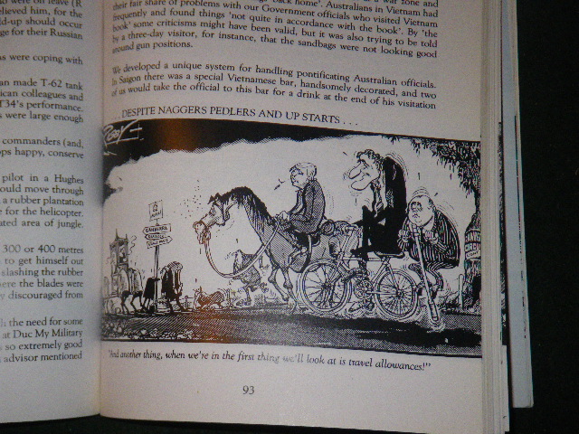 Bulldust Baffles Brains: A Different Look At Life In The Services (1st edition; signed) by L.G. (Algy) Clark & Marion Nixon. Illustrated by Paul Rigby. Marion Nixon, 1992 - Image 2