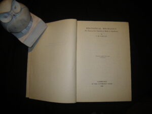 Statistical Mechanics: The Theory Of The Properties Of Matter In Equilibrium by R. H. Fowler. Cambridge University Press, 1955