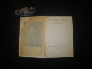 Rupert Brooke: A Memoir (1st edition) by Edward Marsh. Sidgewick & Jackson, 1918