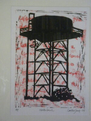 Watertank by Caroline Juniper. Colour print on paper - 2009