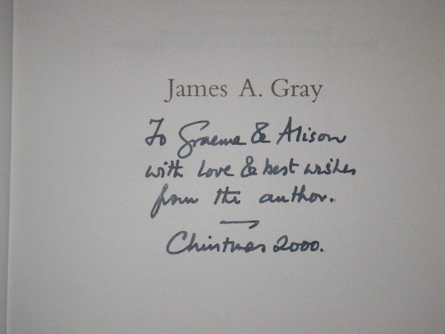 The Edinburgh City Hospital (1st edition; inscribed) by James A. Gray. Tuckwell Press, 1999 - Image 4